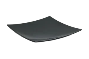 Square Convex Plate 35.5 Black Melamine***100314B
