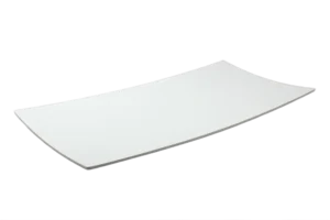 Rectangular Convex Plate 4*31*61 White Melamine***100324