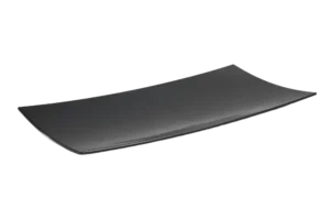Rectangular Convex Plate 61*31*4 Black Melamine***100324B