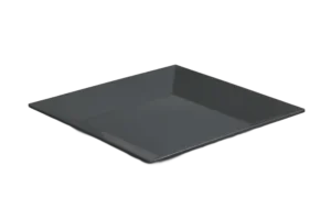 Square Serving Platter 31 Black Melamine***100412B