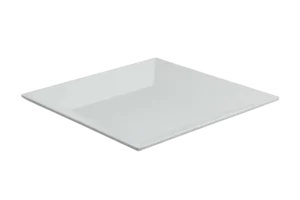 Square Serving Plate 35.5 White Melamine***100414