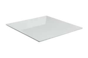 Square Serving Plate 40.5 White Melamine***100416