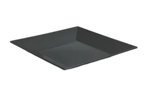 Square Serving Plate 40.5 Black Melamine***100416B