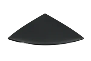 Convex Triangular Plate 28.5 Black Melamine***100611B