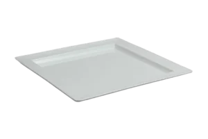 Square Plate 37.5 Cm White Melamine***101715