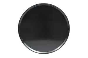 Round Plate 40 Black Melamine***102316B