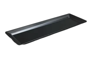 Wolf Tray Size 2/4 Gn Black Melamine***106921B