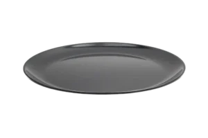 Round Plate 46 Black Melamine***109718B