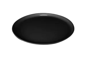 Round Tray 32.7 Cm Black Melamine***110513B