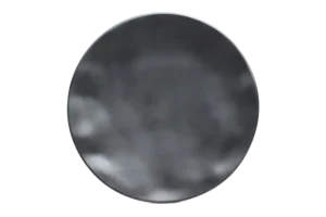 Kinneret Round Plate 30 Cm Black Melamine***112312B