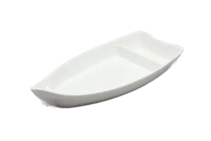 Kamoma Boat Plate 11.8X26.5 White Melamine***113311