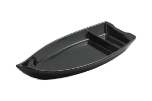 Kamoma Boat Plate 11.8X26.5 Black Melamine***113311B