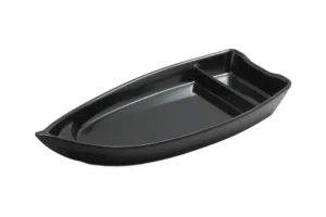 Kamoma Boat Plate 14.1X30.2 Black Melamine***113312B