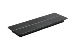 Kamoma Raised Rectangular Plate 33X10.8X2.3 White Melamine***113713B