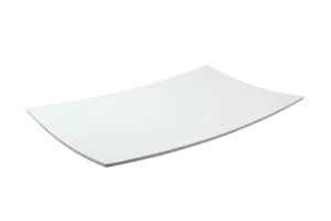 Convex Plate 1/1 Height 4 White Melamine***1140L