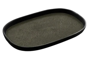 Gastronomy Tray 1/3-20 Capsule Gray/Black Melamine***116713B27