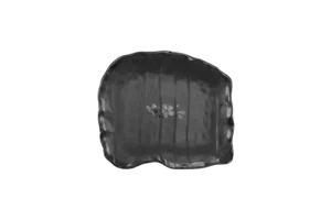 Yokohama Plate 25X22X4 Cm Black Melamine Skura***118310B