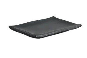Thin Sushi Tray 1X20.5X14 Black Melamine***123908B