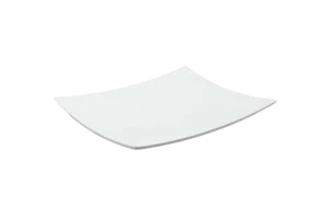 Convex Plate 1/2 Height 4 White Melamine***1240L
