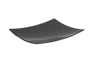Convex Plate 1/2 Height 4 Black Melamine***1240Lb