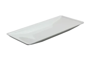 Trapezoid Tray 47X21X4 White Melamine***125118