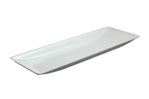 Trapezoid Tray 58X21X4 White Melamine***125123