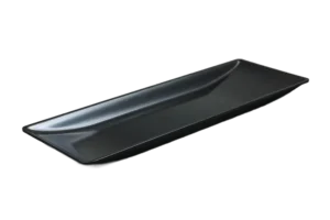 Trapezoid Tray 58X21X4 Black Melamine***125123B