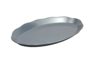 Pacific Oval Serving Platter 53*32.5 Rust Gray Melamine***132511Rg