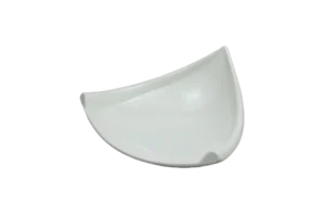 Iris Plate 19.4X20.3X7.8 White Melamine***221808