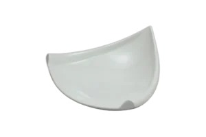 Iris Plate 25X24.2X9.9 White Melamine***221810