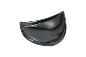 Iris Plate 25X24.2X9.9 Black Melamine***221810B