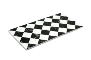 Gastronom Plate 1/3 Raised Melamine Checkers***3217Fpw12