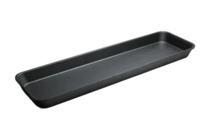 صينية عميقة 76×22×5 سم، ميلامين أسود للسوق ***408330B