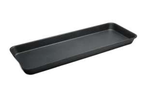 صينية عميقة 76×27×5 سم، ميلامين أسود للسوق ***408430B