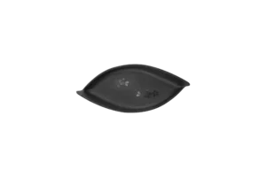 Leaf Plate 35.5X15.8X5.7 Cm Skora Black Melamine***409414B