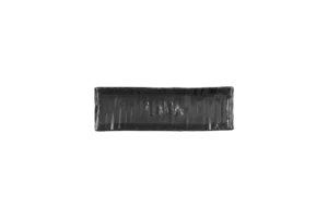 Rishikesh Rectangular Plate 32.2X10 Cm Skura Melamine Black***410313B