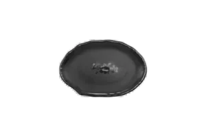Oval Plate (Straight Side) Jaipur 21.5X14.4 Cm Skura Melamine Black***410785B
