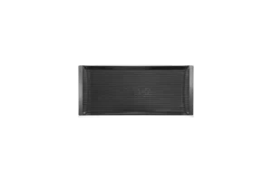 Kathmandu Rectangular Plate 45.2X20 Cm Skura Melamine Black***410918B