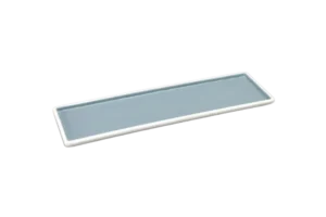 Taiji Rectangular Plate 30.5*9 Cm Melamine Blue And White***412412Ibl