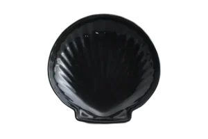 Large Seashell 15 Cm Black Melamine***503906B