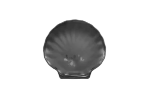 Seashell 16.8*16.1*2.9 Cm Skura Melamine Black***528865B
