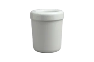 سلة مهملات ميلامين بيضاء ***502705