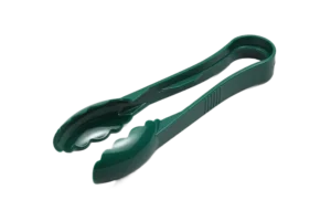 23 Cm Serrated Melamine Tongs, Olive Green***To209G