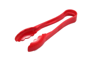 Red Melamine Serrated Tongs 23 Cm***To209R