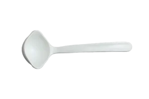 Small White Melamine Sauce Ladle***502411