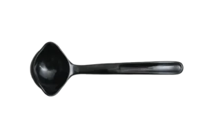 Small Black Melamine Sauce Ladle***502411B