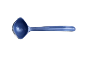 Small Blue Melamine Sauce Ladle***502411Bl