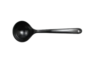 Round Ladle 23.5*7 Black Melamine***510709B