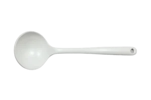 Round Ladle 26.5*8 White Melamine***510710