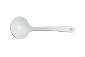 Small Ladle 6.5X17.5 White Melamine***511407